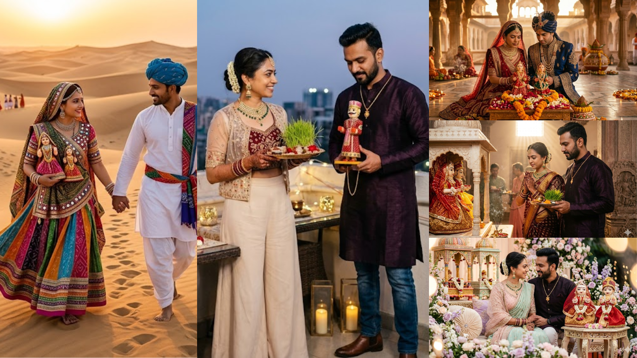 Gangaur AI Prompts for Couples
