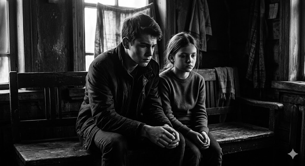 Black and White Emotional Shot