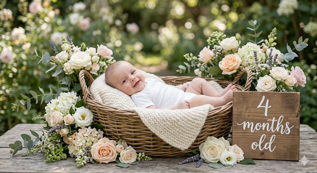 4th Month Celebration Garden Theme
