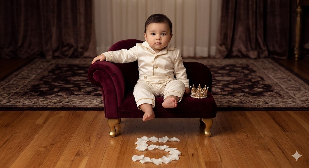 5th Month Celebration Royal Theme
