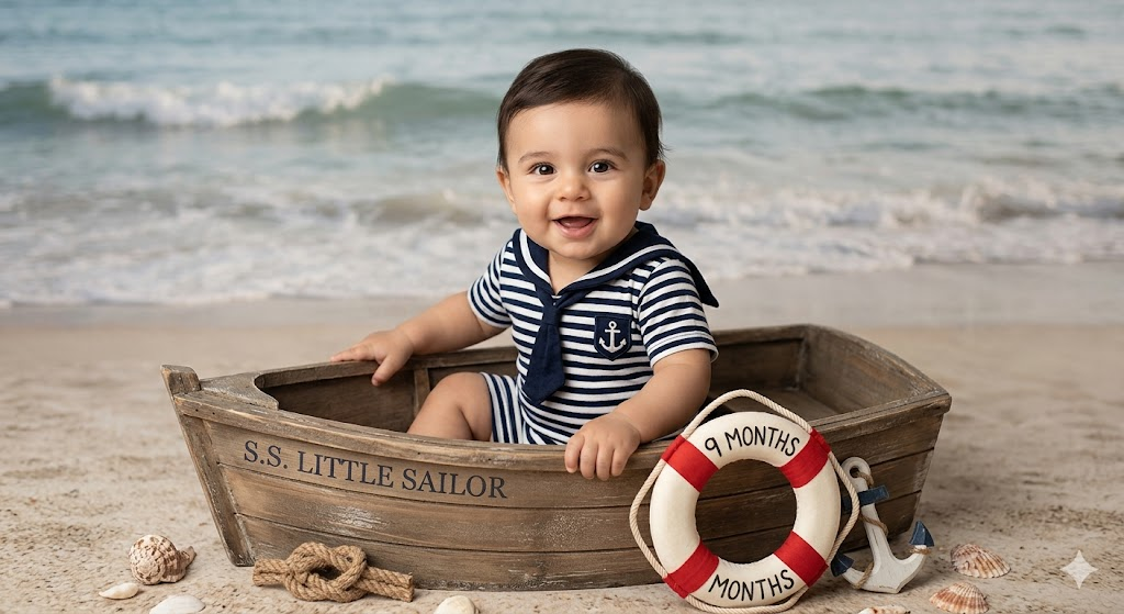 9th Month Celebration Sailor Theme