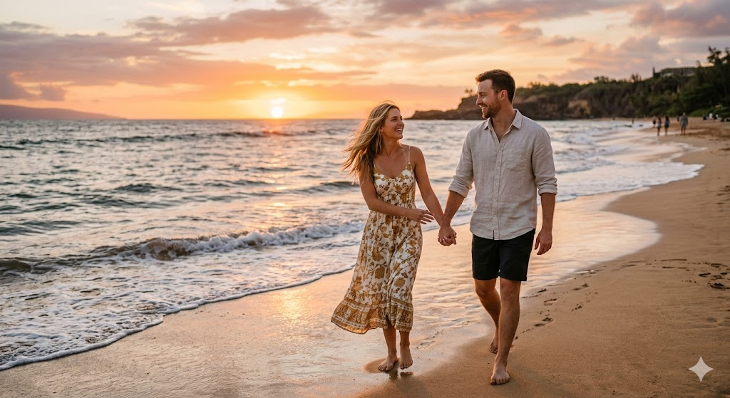 Romantic Sunset Beach