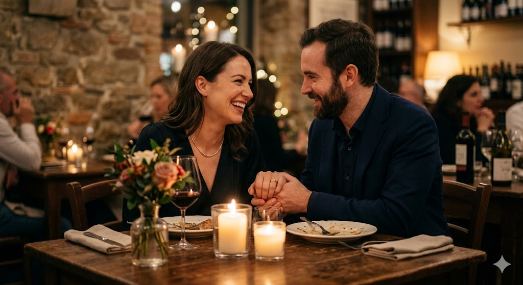 Candle Light Dinner Scene