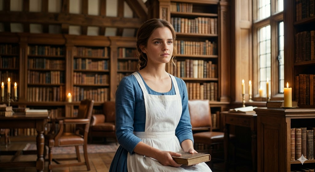 Belle in the Library