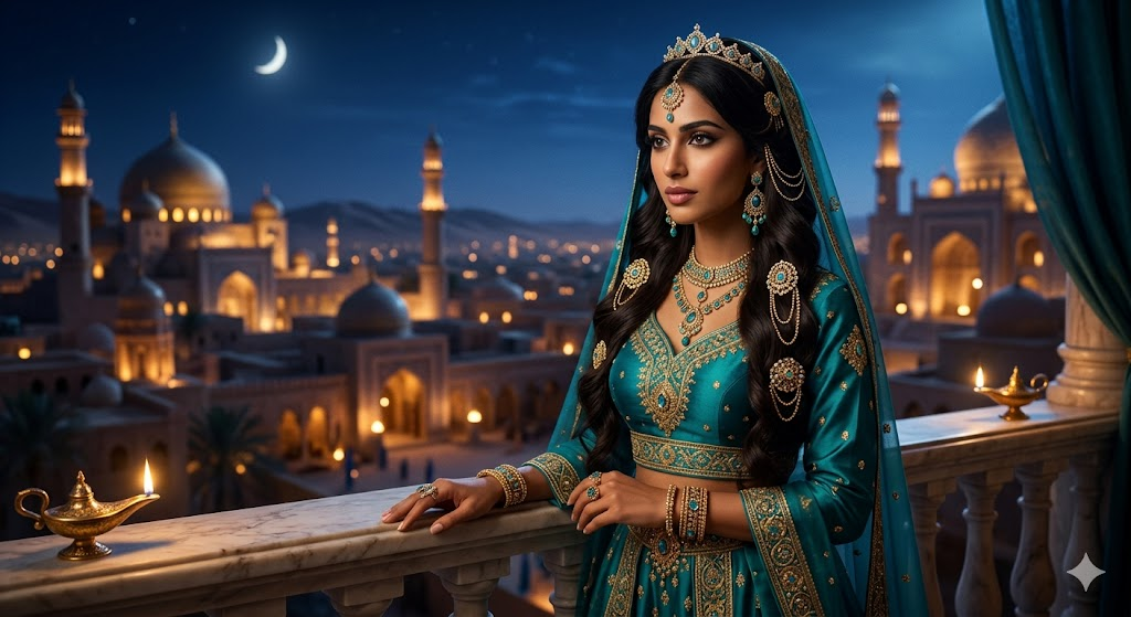 Jasmine Royal Look