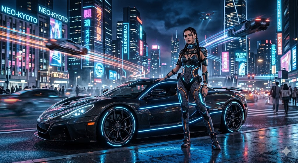 Futuristic Luxury Scene