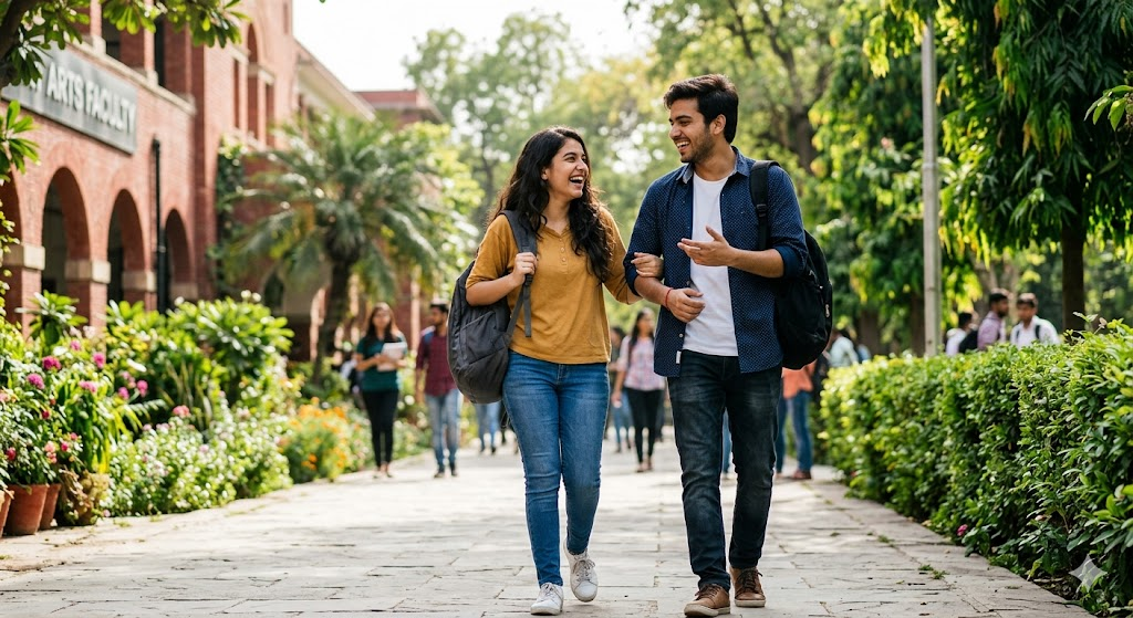 College Love Story Scene