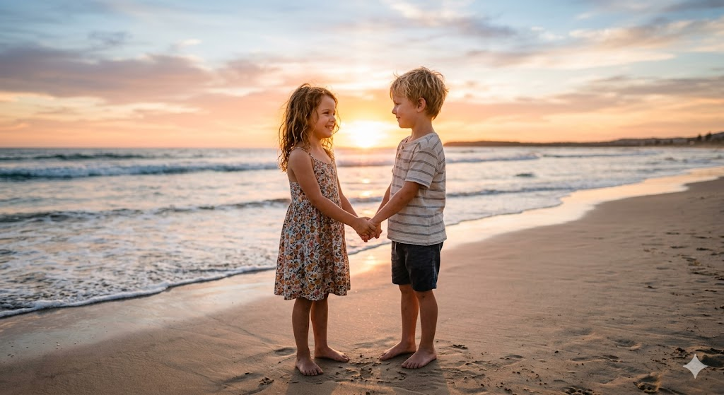 Romantic Sunset Couple