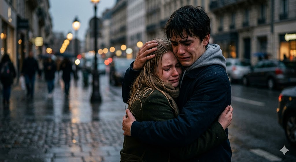 Cinematic Hug Scene