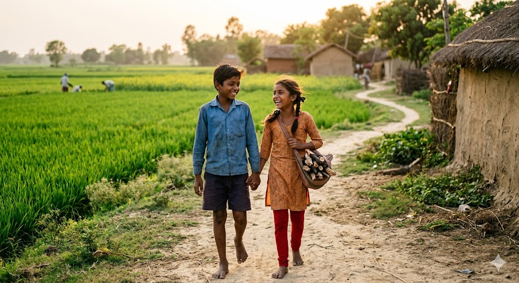 Village Love Scene