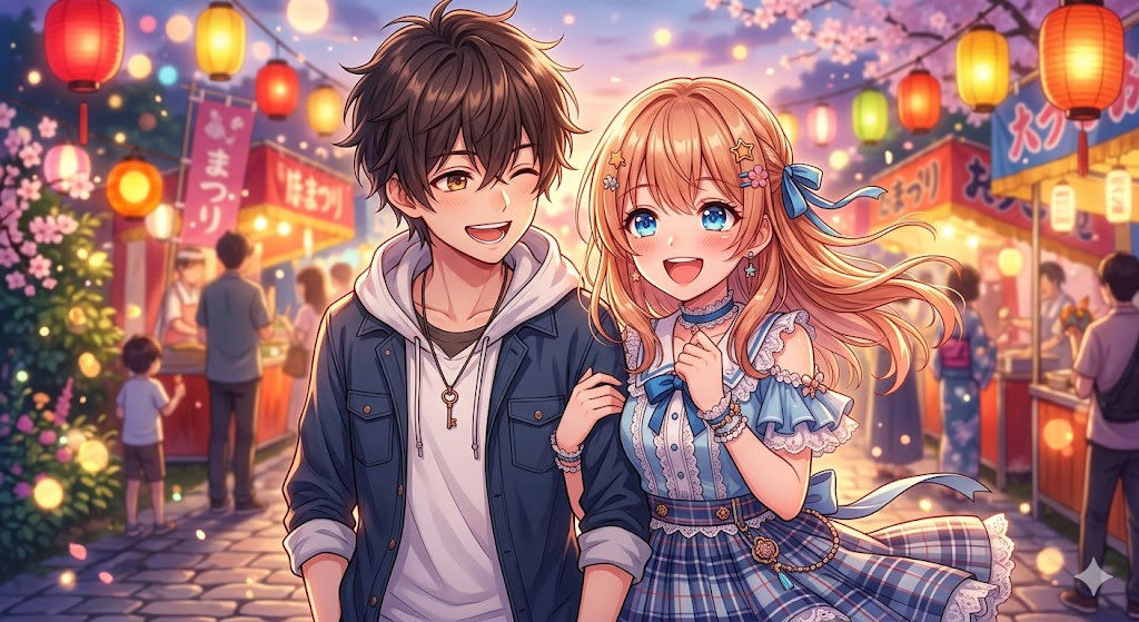 Cute Anime Couple