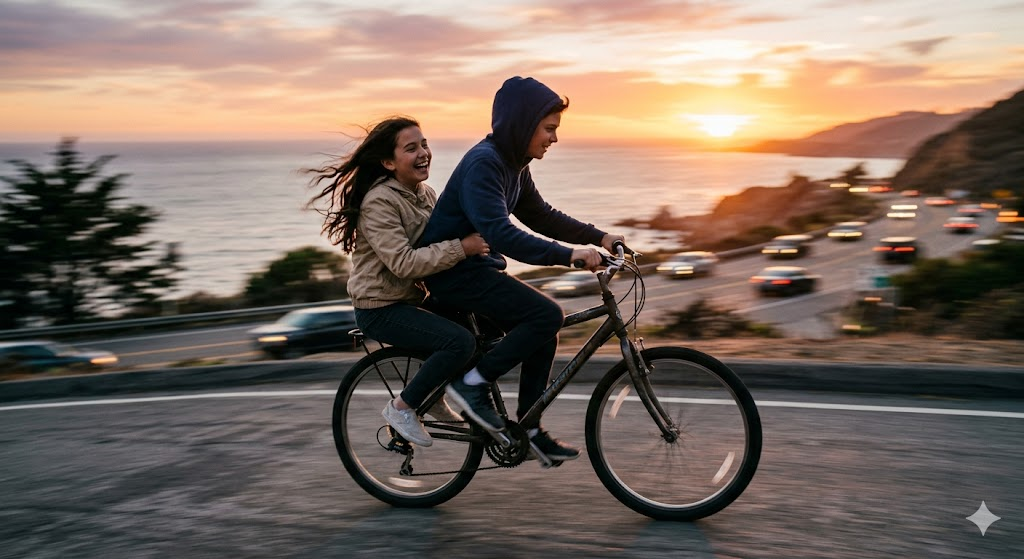 Bike Ride Couple